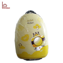 Egg Shape Kids Luggage Hard Shell Trolley School Bag with Wheels